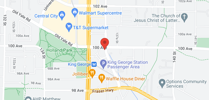 map of 1806 9981 WHALLEY BOULEVARD